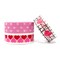 Wrapables Masking Tape Washi Tapes Valentine Hearts Washi Tape Set of 3